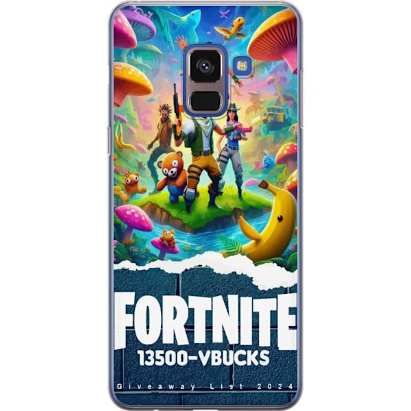 Samsung Galaxy A8 (2018) Gennemsigtig cover Fortnite