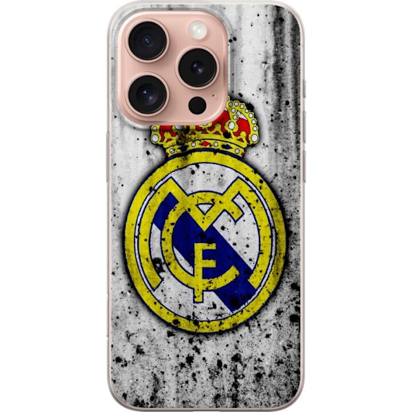 Apple iPhone 16 Pro Gjennomsiktig deksel Real Madrid CF