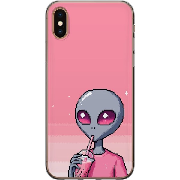 Apple iPhone XS Max Gennemsigtig cover Alien Smoothie