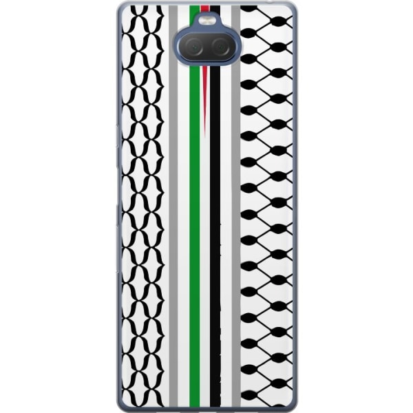 Sony Xperia 10 Plus Genomskinligt Skal Keffiyeh, Palestina