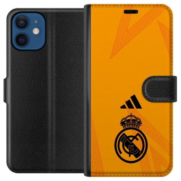 Kompatibel Tegnebogsetui til Apple iPhone 12 mini Real Madrid CF