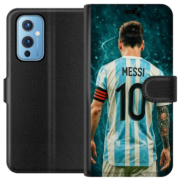 OnePlus 9 Tegnebogsetui Messi