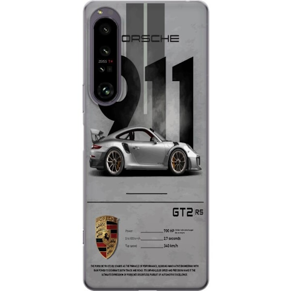 Sony Xperia 1 IV Genomskinligt Skal Porsche 911