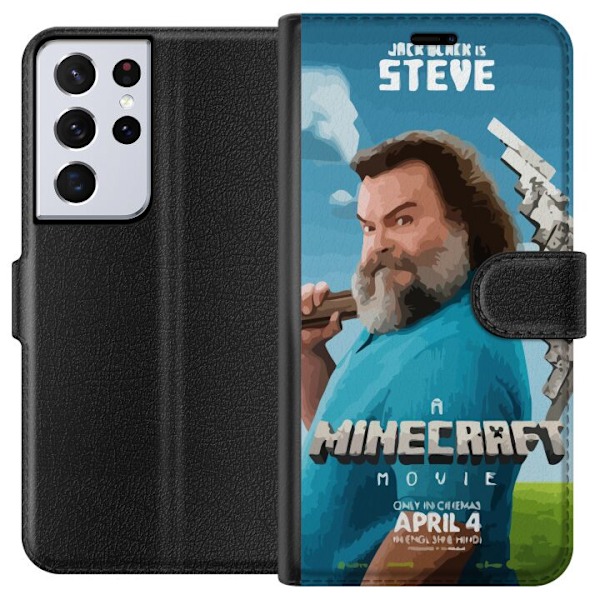 Samsung Galaxy S21 Ultra 5G Plånboksfodral A Minecraft Movie