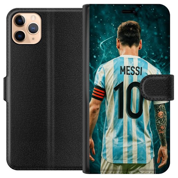 Apple iPhone 11 Pro Max Lompakkokotelo Messi