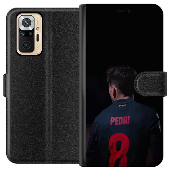Xiaomi Redmi Note 10 Pro Tegnebogsetui Pedri FC Barcelona Fodb