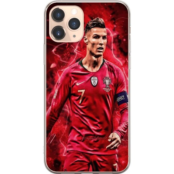 Apple iPhone 11 Pro Genomskinligt Skal Ronaldo Skills – CR7 Design för Äkta Supporters