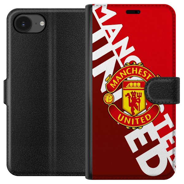Apple iPhone 16e Lompakkokotelo Manchester United