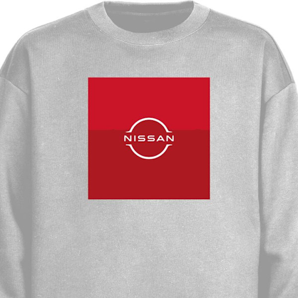 Sweatshirt for Voksen | Klassisk Collegegenser Nissan grå XXL