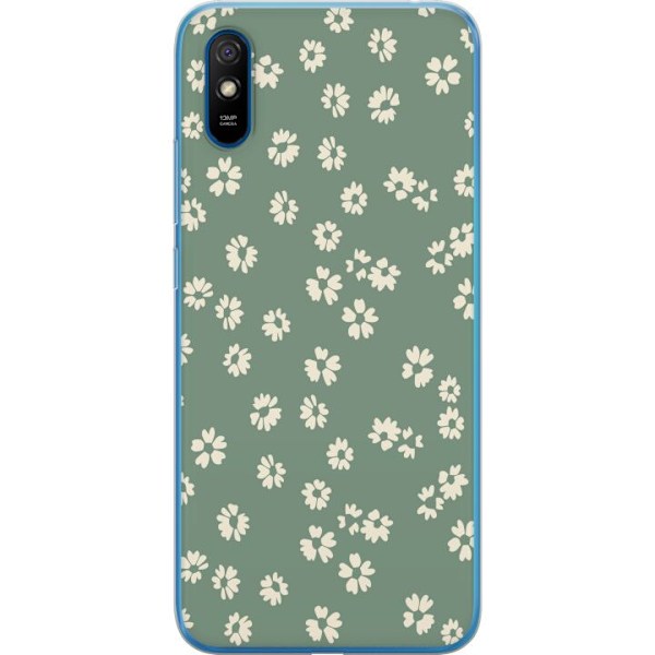 Xiaomi Redmi 9A Genomskinligt Skal Blomsterdröm – färgglatt blommönster