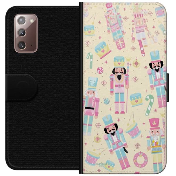 Kompatibel Tegnebogsetui til Samsung Galaxy Note20 Jul pink