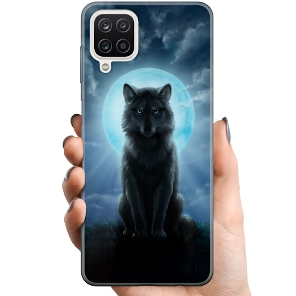 Samsung Galaxy A12 TPU Mobildeksel Ulv i mørket