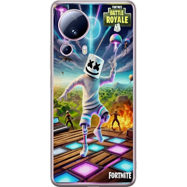 Xiaomi 13 Lite Gennemsigtig cover Fortnite