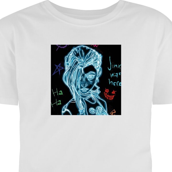 T-shirt til Voksen | Klassisk Voksen T-shirt League of Legends hvid S