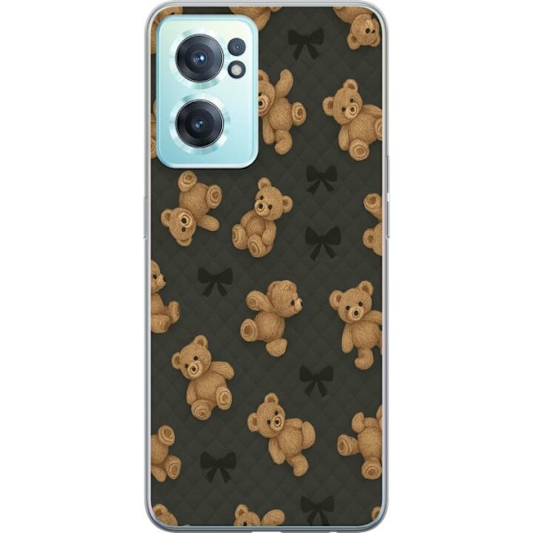 OnePlus Nord CE 2 5G Genomskinligt Skal Teddy Hugs