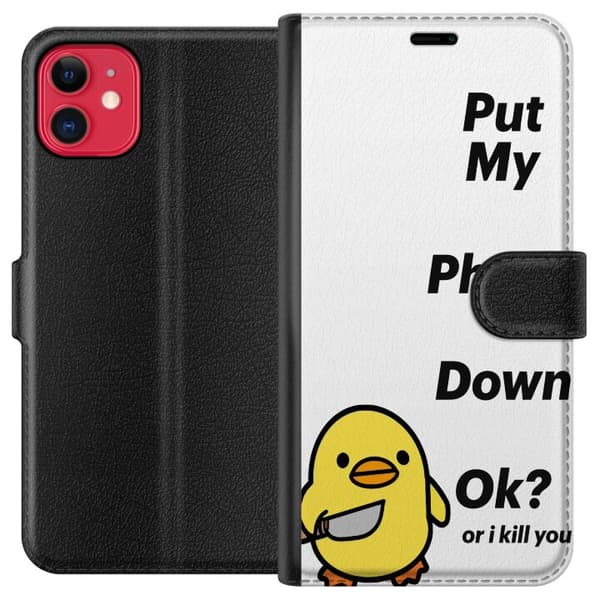 Yhteensopiva Lompakkokotelo Apple iPhone 11 Lägg ner den