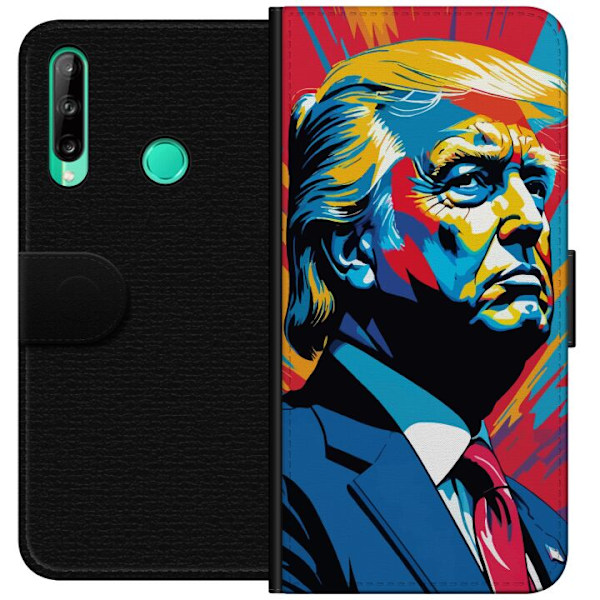 Huawei P40 lite E Lompakkokotelo Trump