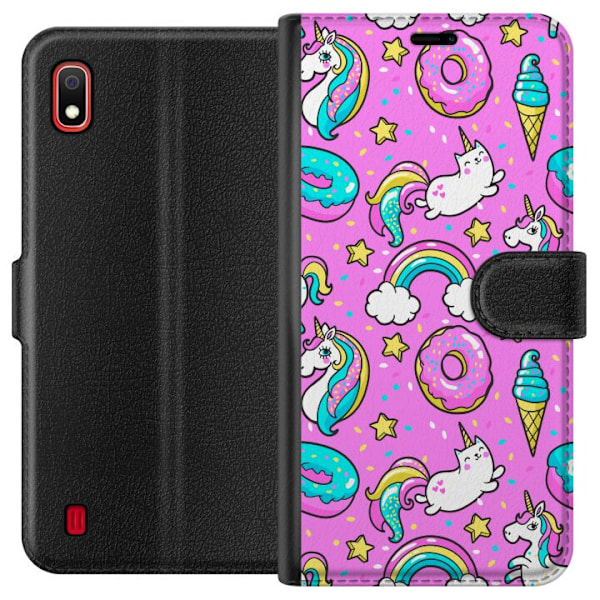 Samsung Galaxy A10 Lommeboketui Unicorns