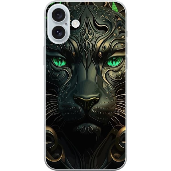 Apple iPhone 16 Plus Läpinäkyvä kuori Panther