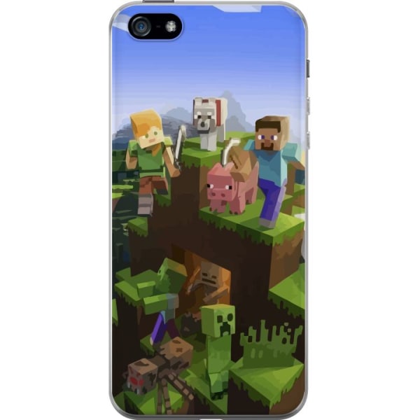 Apple iPhone 5 Cover / Mobilcover - MineCraft