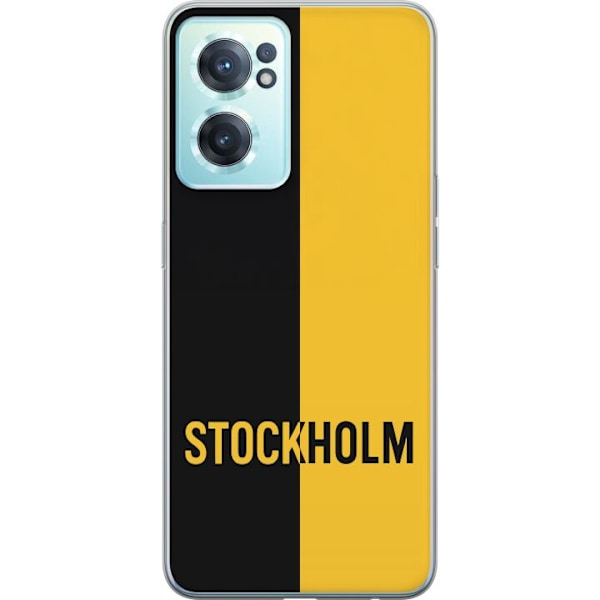 OnePlus Nord CE 2 5G Genomskinligt Skal Stockholm – fotboll