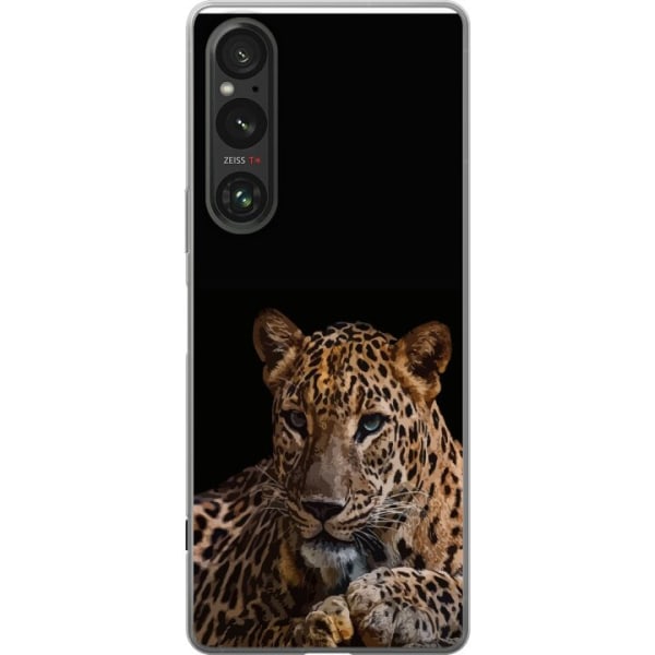 Sony Xperia 1 V Gennemsigtig cover Leopard