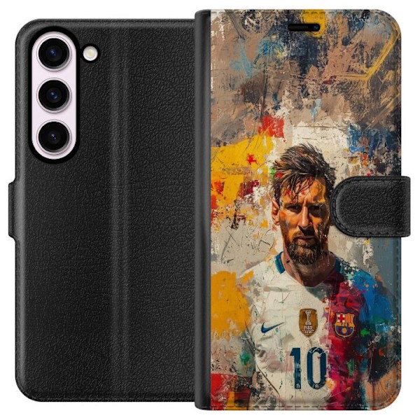 Samsung Galaxy S23 Lommeboketui Messi Art