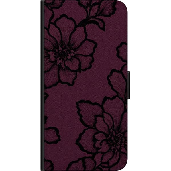 Kompatibel Tegnebogsetui til Huawei P smart 2019 Brombærblomst lilla