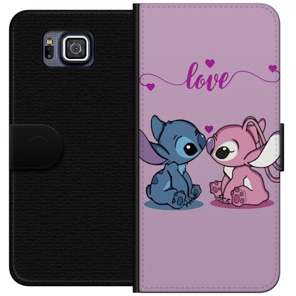 Samsung Galaxy Alpha Lommeboketui Lilo & Stitch – Angel Edit