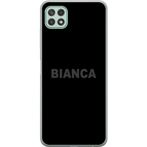 Samsung Galaxy A22 5G Läpinäkyvä kuori Bianca