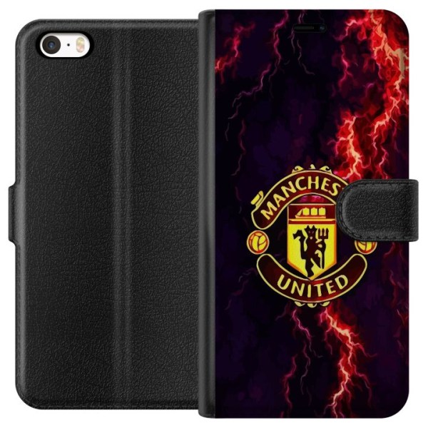 Apple iPhone SE (2016) Plånboksfodral Manchester United