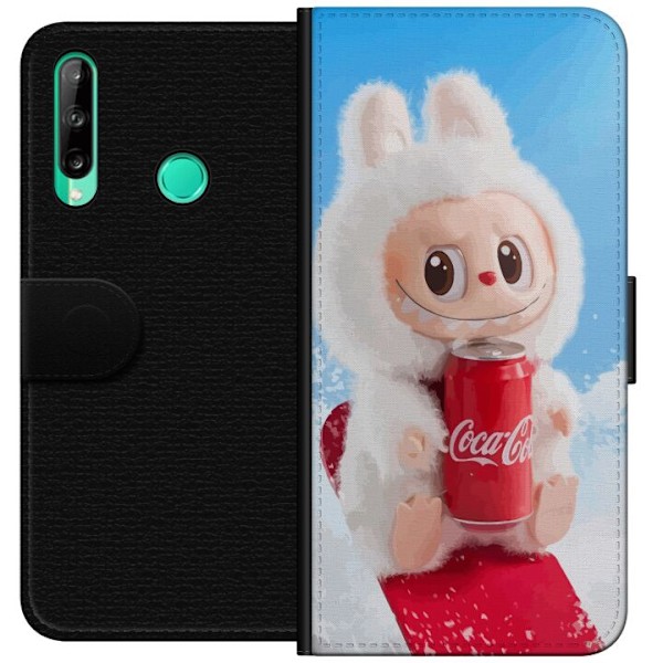 Huawei P40 lite E Lompakkokotelo Labubu Summer Edition