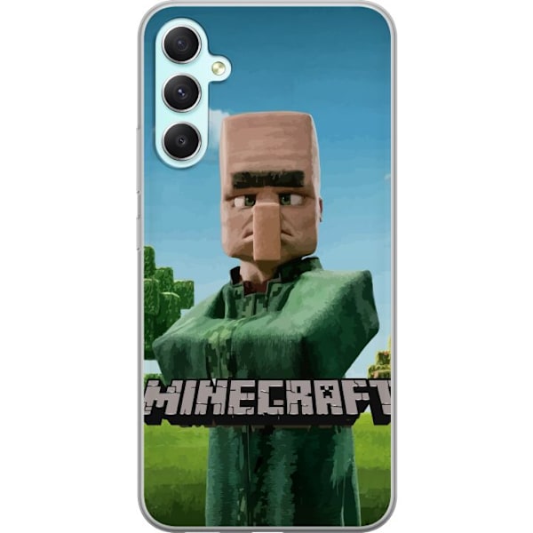 Samsung Galaxy A34 Genomskinligt Skal A Minecraft Movie