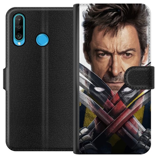 Huawei P30 lite Plånboksfodral Deadpool & Wolverine