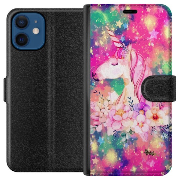 Apple iPhone 12 mini Plånboksfodral Unicorn Enhörning