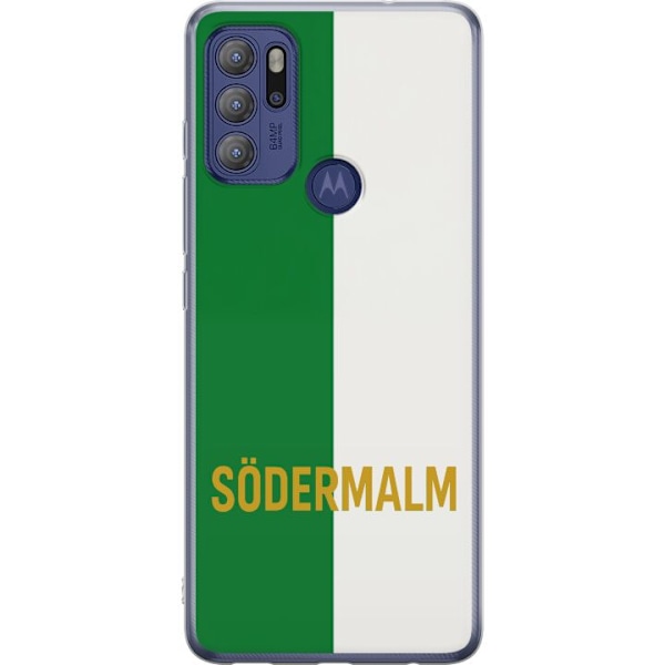 Motorola Moto G60S Läpinäkyvä kuori Södermalm - jalkapallo