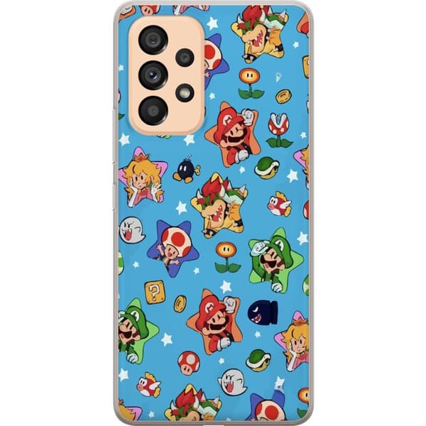 Kompatibel Mobilcover til Samsung Galaxy A53 5G Nintendo Mario Mønster Switch-spil