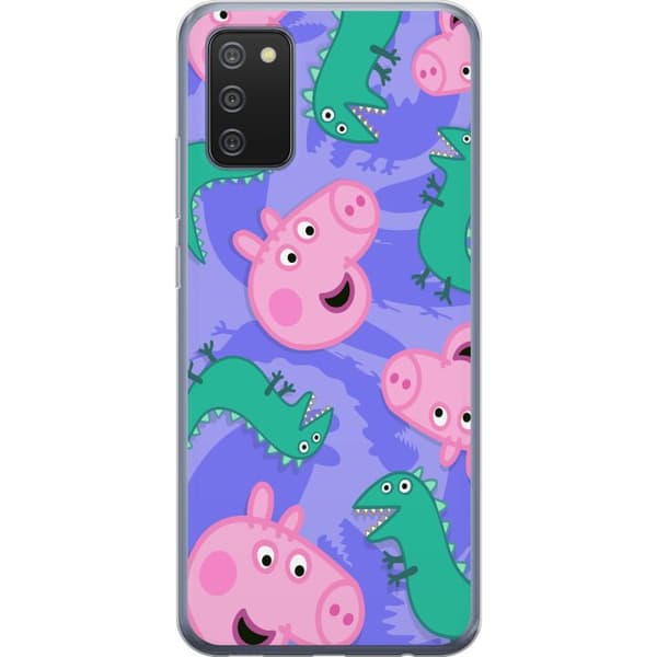 Kompatibelt Mobildeksel til Samsung Galaxy A02s Greta Gris