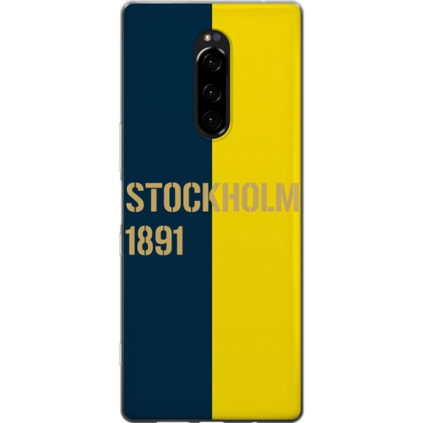 Sony Xperia 1 Gennemsigtig cover Stockholm 1891