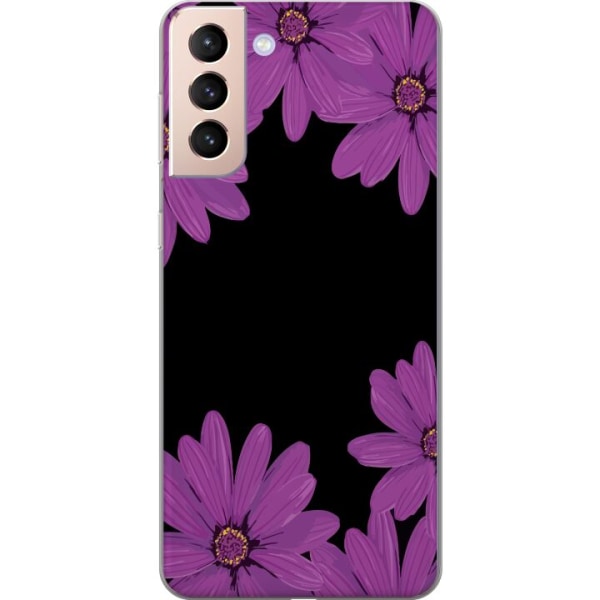 Samsung Galaxy S21 Gennemsigtig cover Blomsterarrangement
