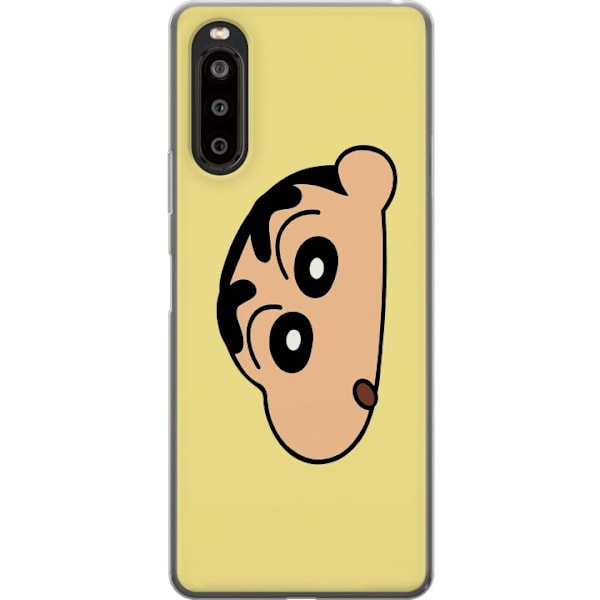 Sony Xperia 10 II Genomskinligt Skal Peeking Shinchan