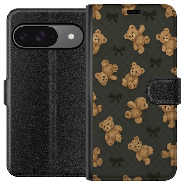 Google Pixel 9 Tegnebogsetui Teddy Knus