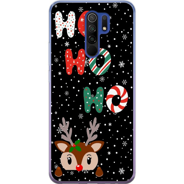 Xiaomi Redmi 9 Genomskinligt Skal HO HO HO