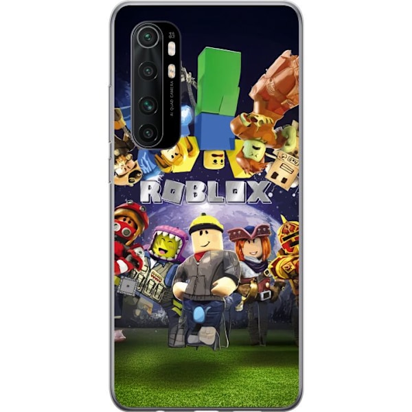 Xiaomi Mi Note 10 Lite Läpinäkyvä kuori Roblox Maailma - Pelaamisseikkailu Lapsille ja Nuorille