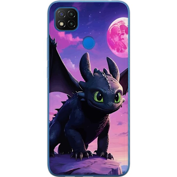 Xiaomi Redmi 9C NFC Genomskinligt Skal How to Train Your Dragon (Draktränaren)