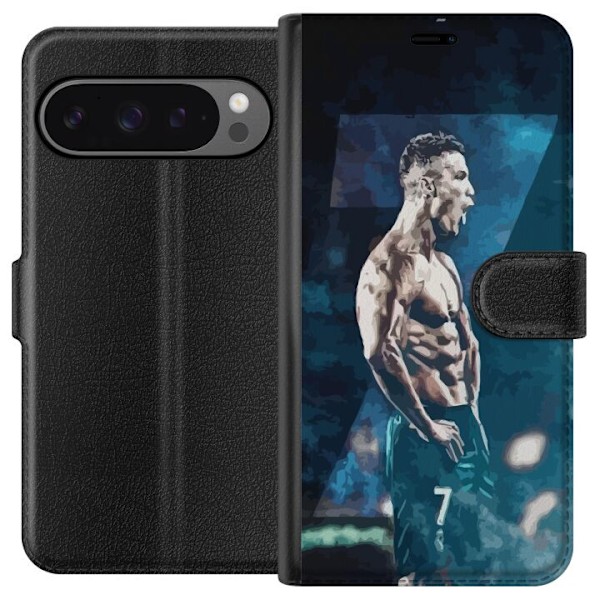 Google Pixel 9 Pro XL Tegnebogsetui Cristiano Ronaldo