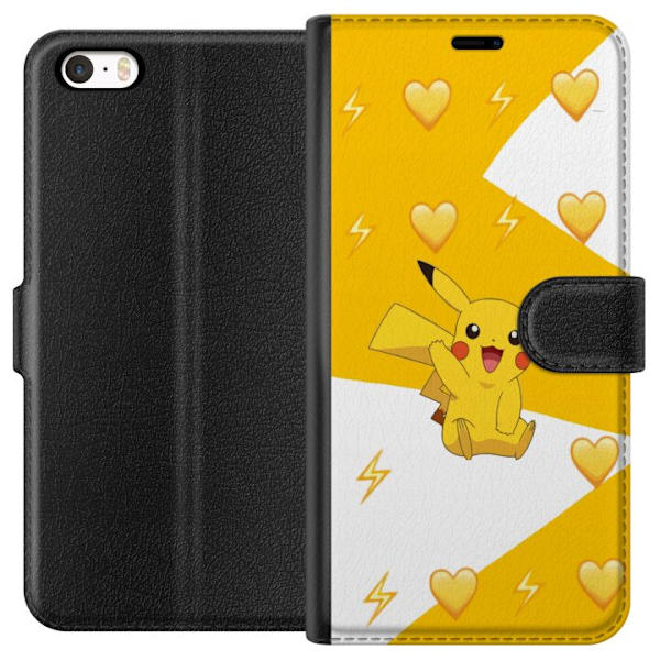 Apple iPhone 5s Lompakkokotelo Pikachu Pokémon Pelihahmo Peliaihe Suosittu Ikoni Sarjakuvasarja Pokémon GO Lasten Klassikko