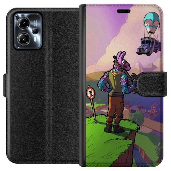 Motorola Moto G13 Lompakkokotelo Fortnite