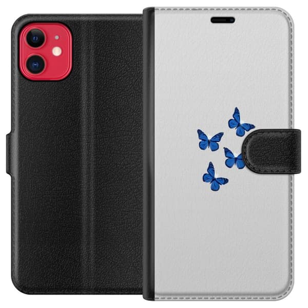 Kompatibel Tegnebogsetui til Apple iPhone 11 Fugle