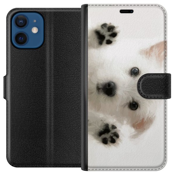 Apple iPhone 12 mini Tegnebogsetui Hund